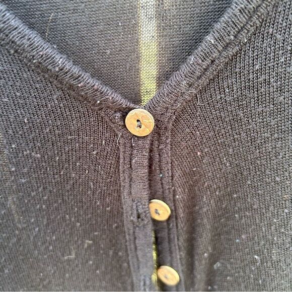 Zenana Outfitters Black Button-Down Top - Picture 2 of 8